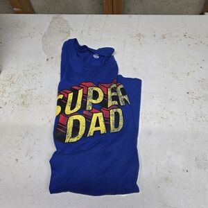 Super Dad Short Sleeve Tee - Blue